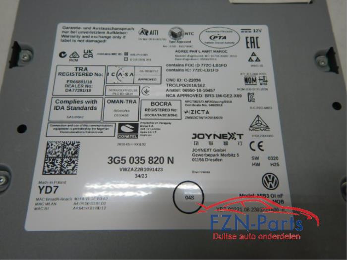 VW Tiguan 5NA Regelapparaat Discovery Pro