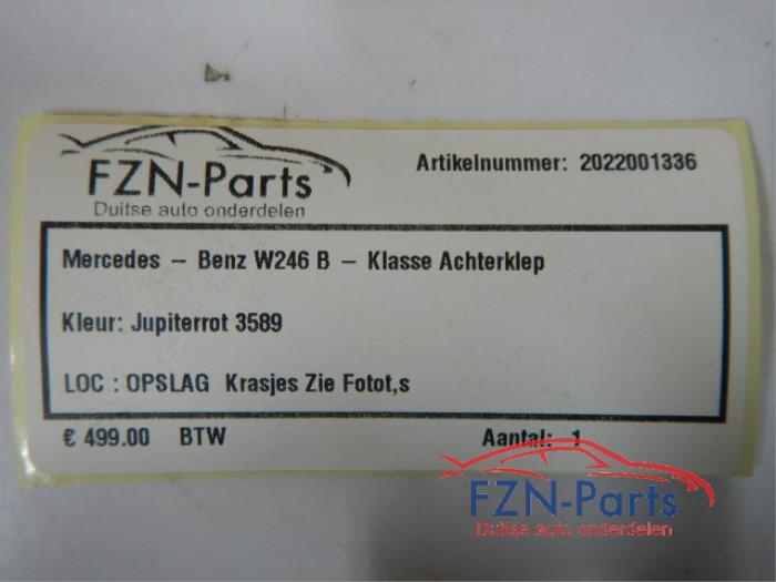 Mercedes-Benz W246 B-Klasse Achterklep