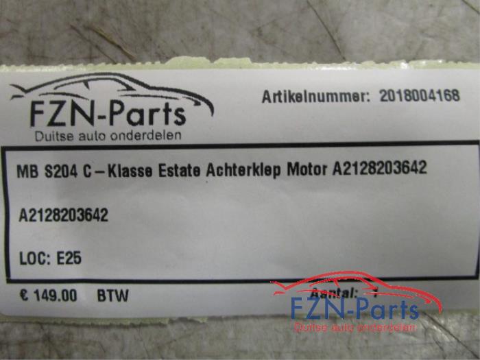 Mercedes-Benz S204 C-Klasse Estate Achterklep Motor