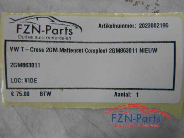 Matten Set Volkswagen T-Cross (22730811)