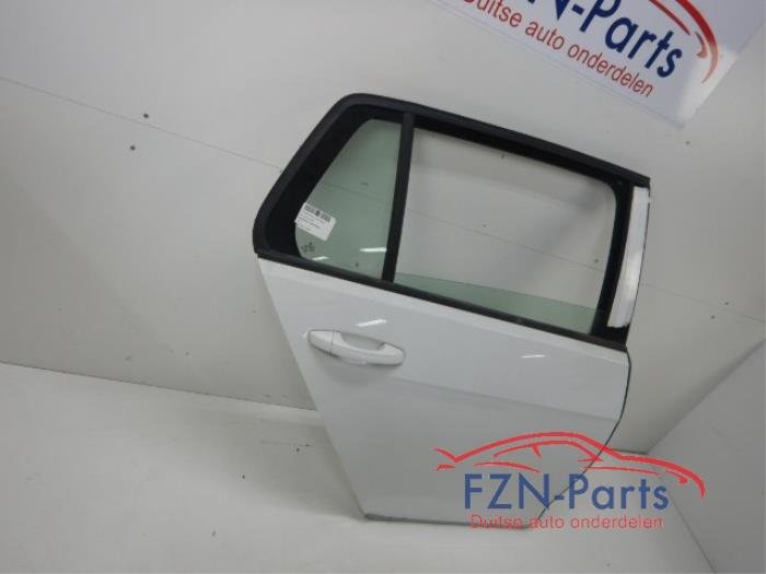 VW Golf 7 Portier Rechts-achter LC9A Pure white Kleur: LC9A Pure whiteportier deur wit rechts rechter achterzijde