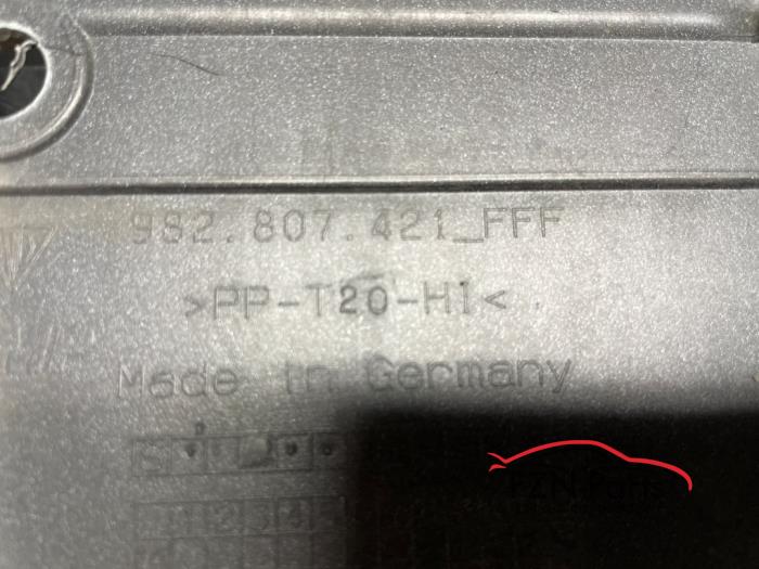 Porsche Boxer 718 Achterbumper 4pdc gebruikerssporen