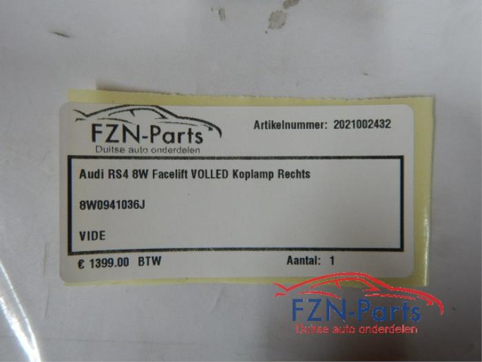 Audi RS4 8W Facelift VOLLED Koplamp Rechts
