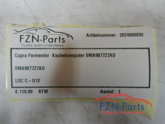 Computer Kachel Cupra Formentor (22740571)