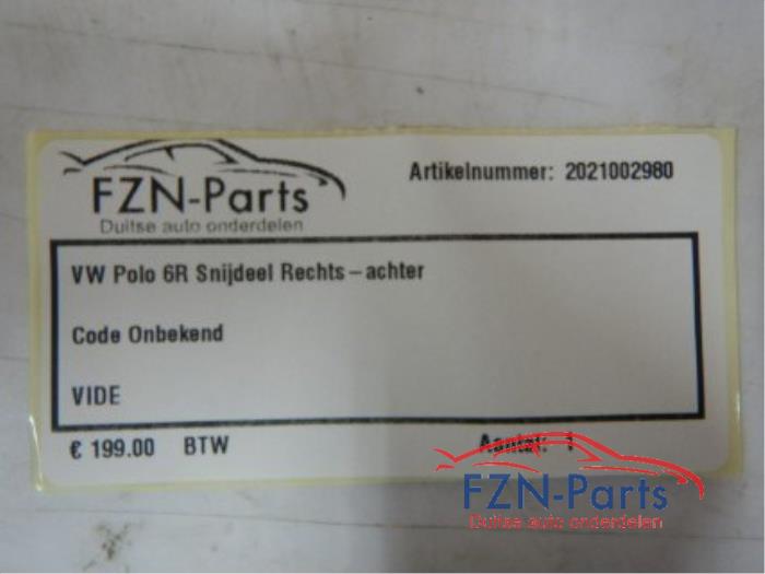 Snijdeel achter Volkswagen Polo (22742388)