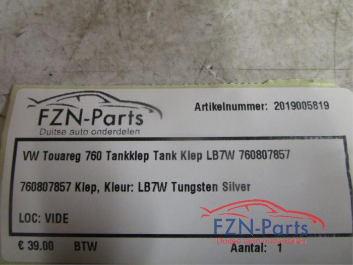 VW Touareg 760 Tankklep Tank Klep