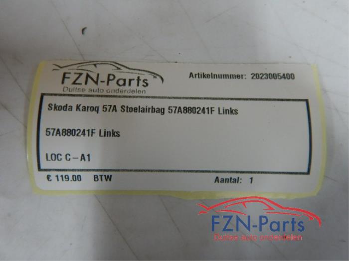 Airbag stoel (zitplaats) Skoda Karoq (22730691)