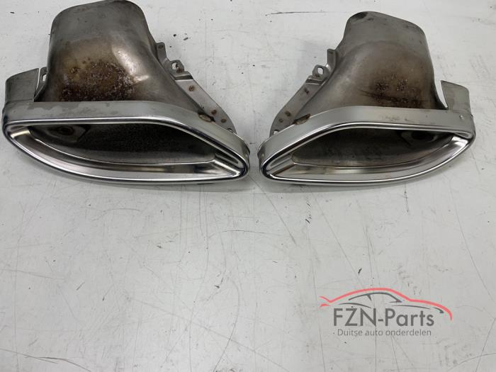 Mercedes-Benz C-Klasse W205 Uitlaatsierstuk Chrome Set