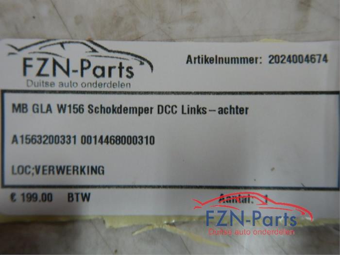 Schokdemper rechts-achter Mercedes GLA (22739553)