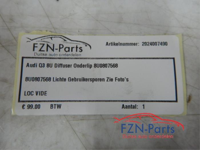 Diffuser achterbumper Audi Q3 (22727022)