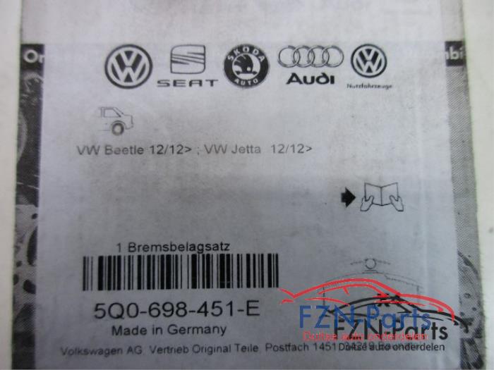 Remblok achter Volkswagen Jetta (22743479)