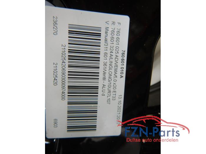 Thuiskomer Volkswagen Touareg (22729691)