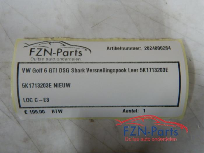 VW Golf 6 GTI DSG Shark Versnellingspook Leer