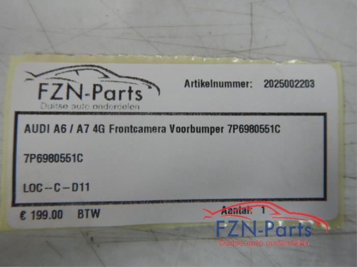 Audi A6/A7 4G Frontcamera Voorbumper