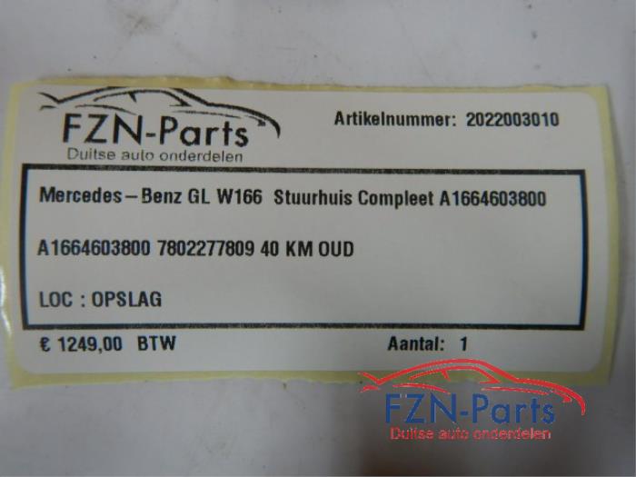 Mercedes-Benz GL W166 Stuurhuis Compleet