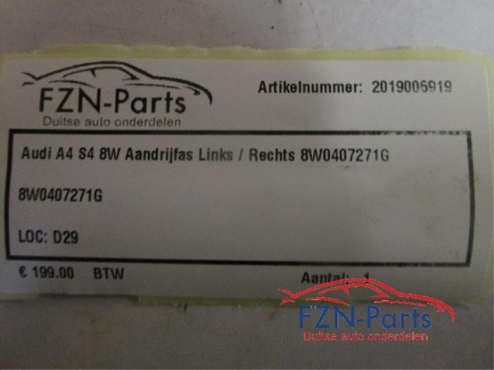 Audi A4 S4 8W Aandrijfas Links/Rechts