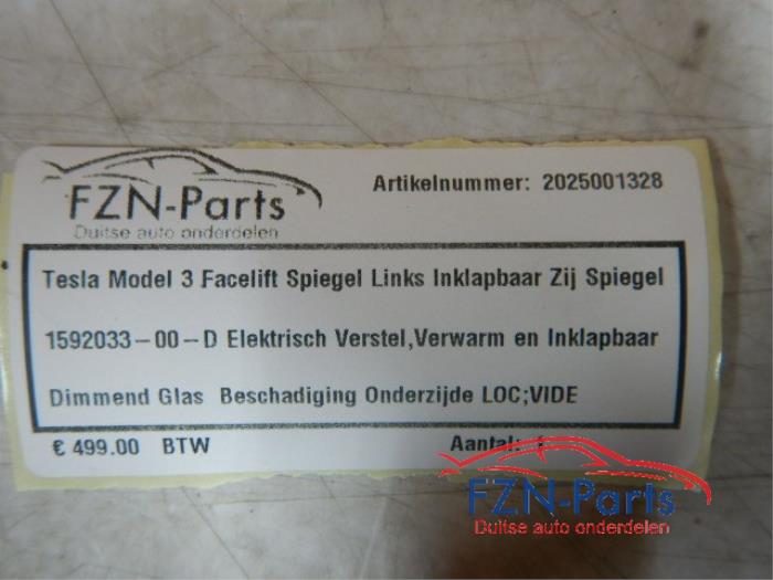 Buitenspiegel links Tesla Model 3 (22725669)