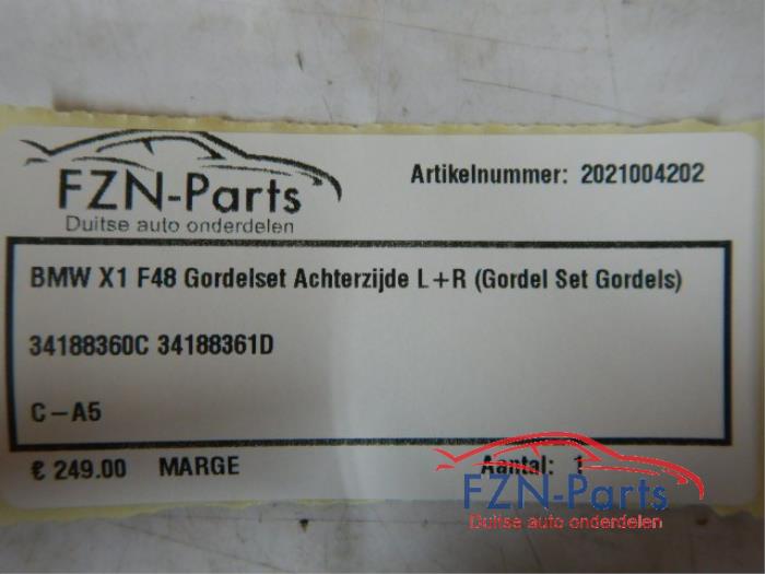 Veiligheidsgordel Set achter BMW 1-Serie (22741116)