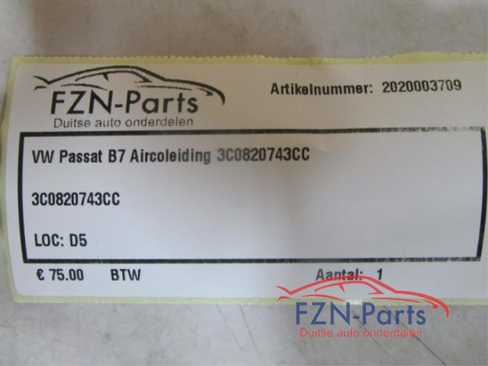 VW Passat B7 Aircoleiding