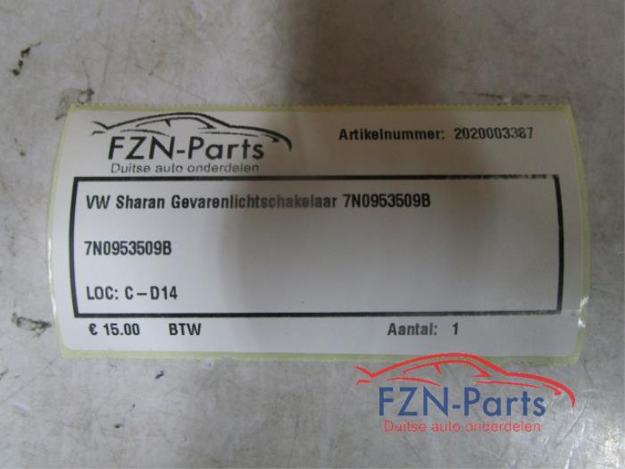 Paniekverlichtings Schakelaar Volkswagen Sharan (22742632)