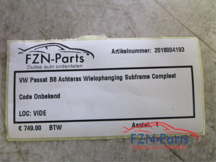 Achteras voorwielaandrijving Volkswagen Passat (22745089)