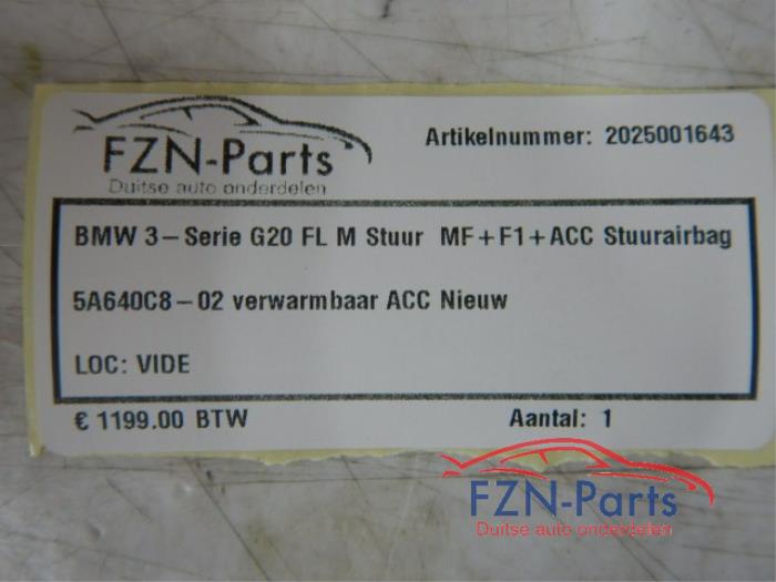 BMW 3-Serie G20 Facelift M Stuur MF+F1+ACC