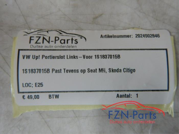 VW Up! Portierslot Links-voor