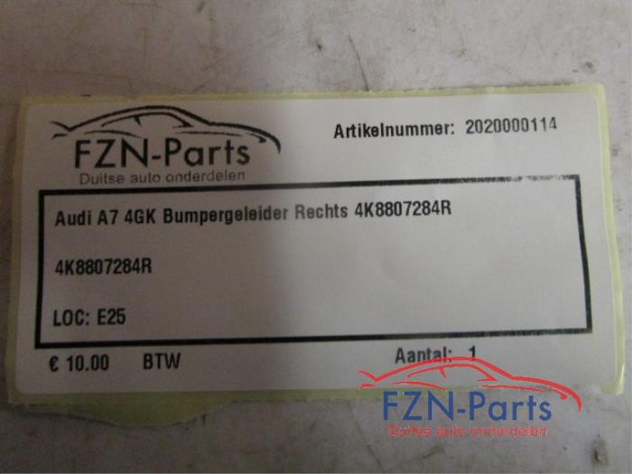Audi A7 4GK Bumpergeleider Rechts