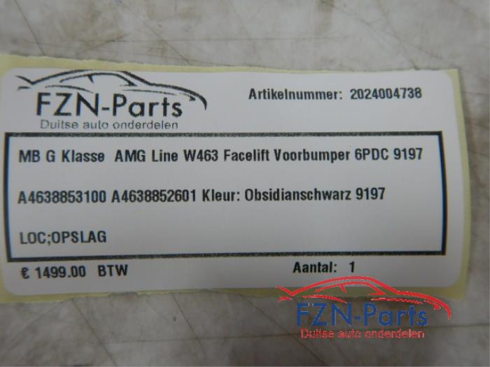 Voorbumper Mercedes G-Klasse (22721215)