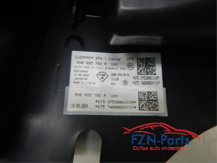 VW Golf 8 Facelift Zijdeel Achterbank Rechts Leer Kuseen