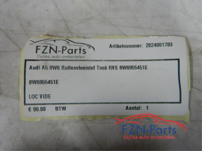Audi A5 8W6 Ruitenvloeistof Tank RVS
