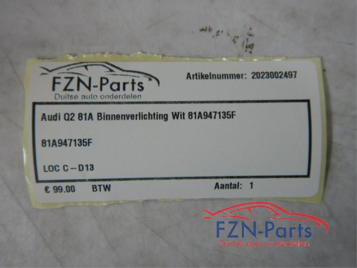 Binnenverlichting voor Audi Q2 (22744618)