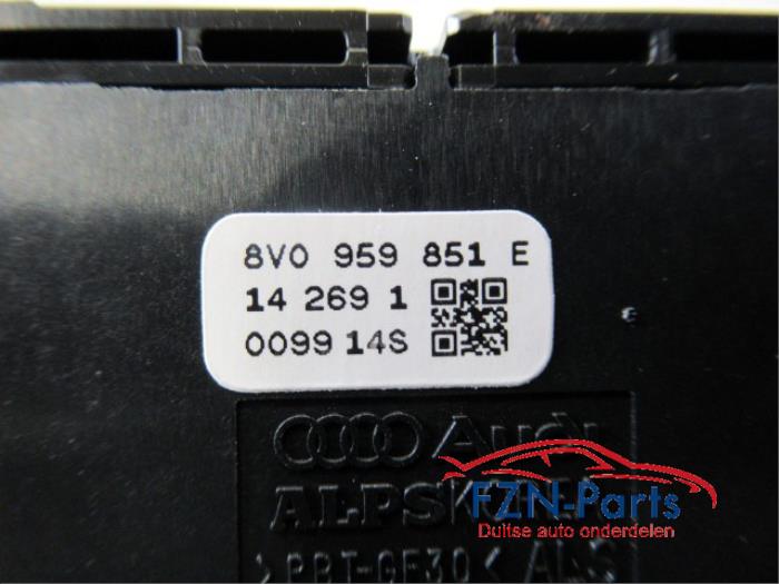 Elektrisch Raam Schakelaar Audi A3 (22729094)