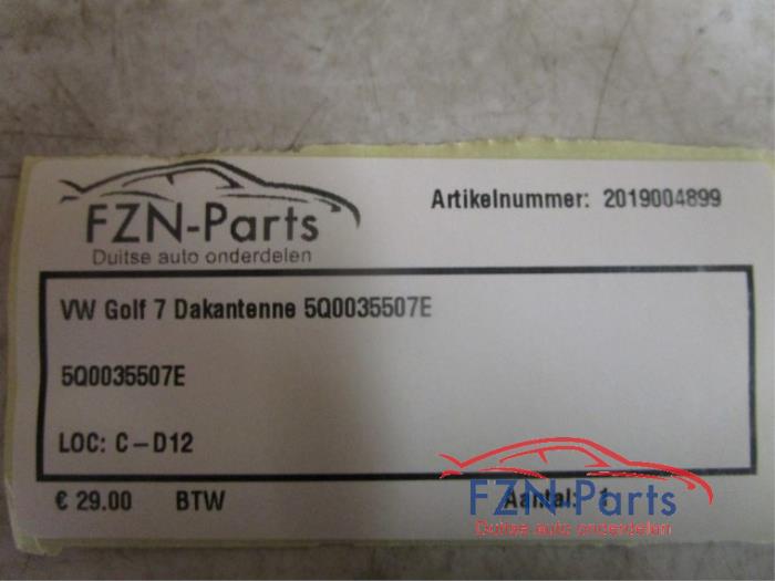 VW Golf 7 Dakantenne