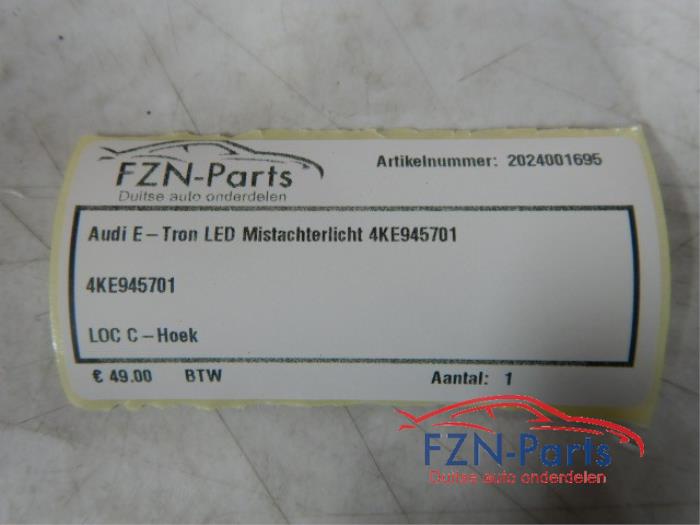 Audi E-Tron LED Mistachterlicht Links