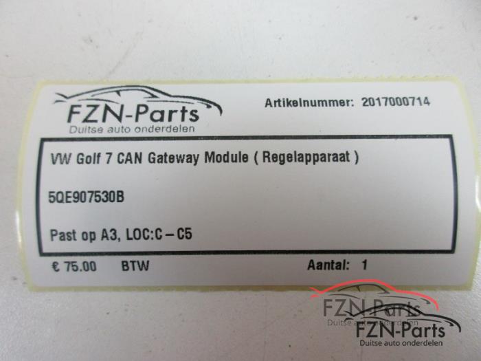 VW Golf 7 CAN Gateaway Module ( Regelapparaat )