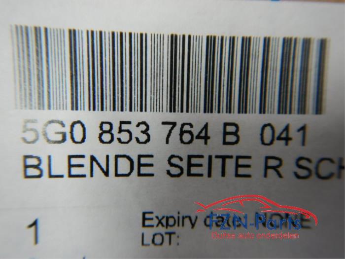 Bumpercover voor Volkswagen Golf (22739687)