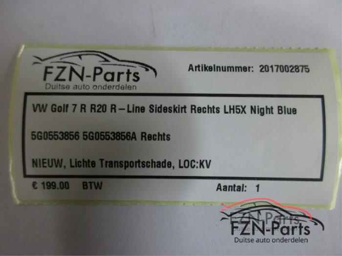 VW Golf 7 R R20 R-Line Sideskirt Rechts