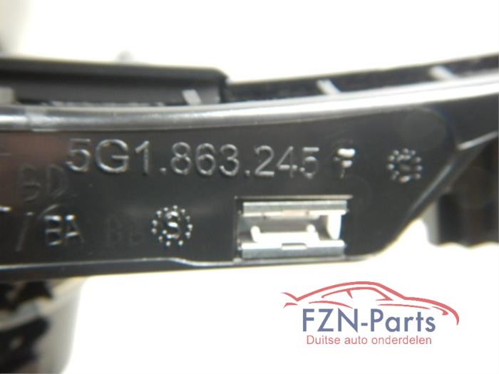 VW Golf 7 Facelift Inleg Dashboard 3d-Teller Groot Navi Start/Stop