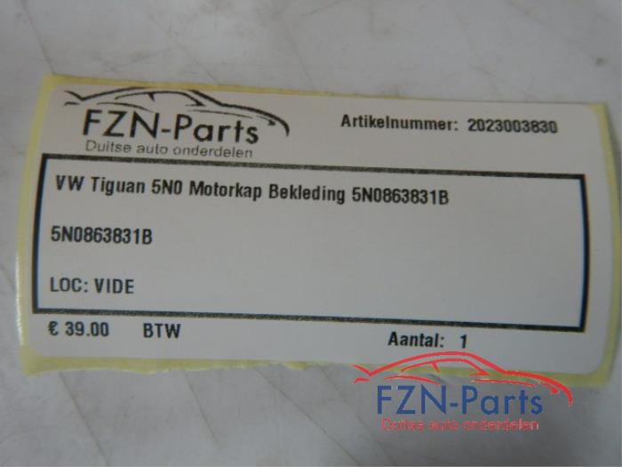 Motorkap Bekleding Volkswagen Tiguan (22742515)