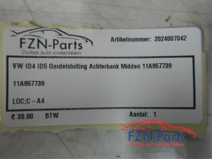 Veiligheidsgordel midden-achter Volkswagen Diversen (22741562)