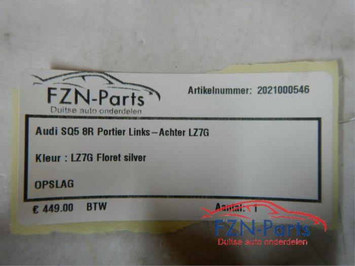 Portier 4Deurs links-achter Audi Q5 (22723651)
