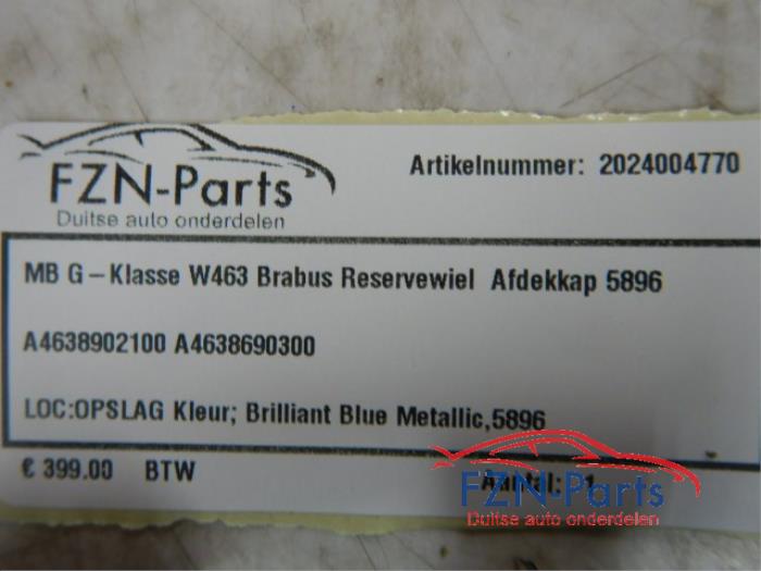 Mercedes-Benz G-klasse W463 Brabus Reservewiel 5896 A