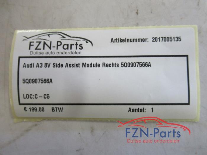 Audi A3 8V Side Assist Module Rechts