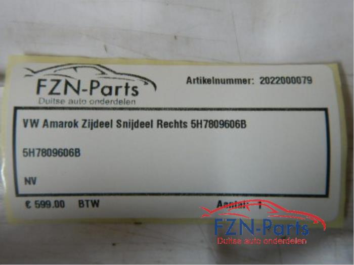 Zijpaneel Bekleding rechts-achter Volkswagen Amarok (22739087)