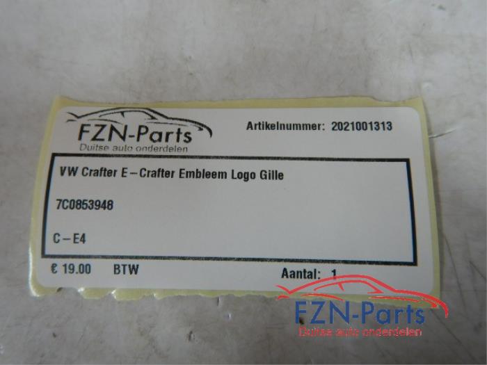 VW Crafter E-Crafter Embleem Logo Grille