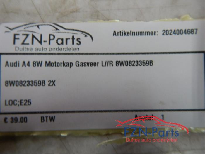 Set Gasdempers Achterklep Audi A4 (22742133)