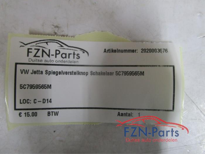 Spiegel Schakelaar Volkswagen Jetta (22740447)