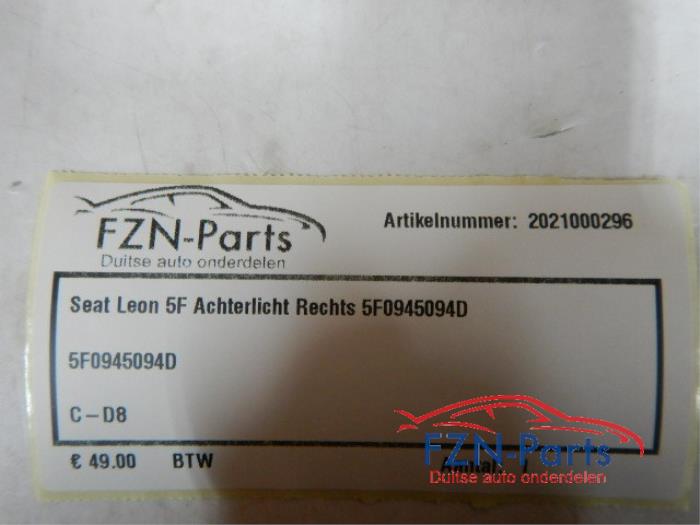 Achterlicht rechts Seat Leon (22725602)