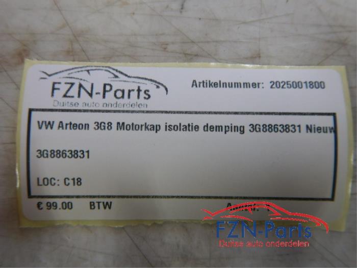Motorkap Bekleding Volkswagen Arteon (22742517)